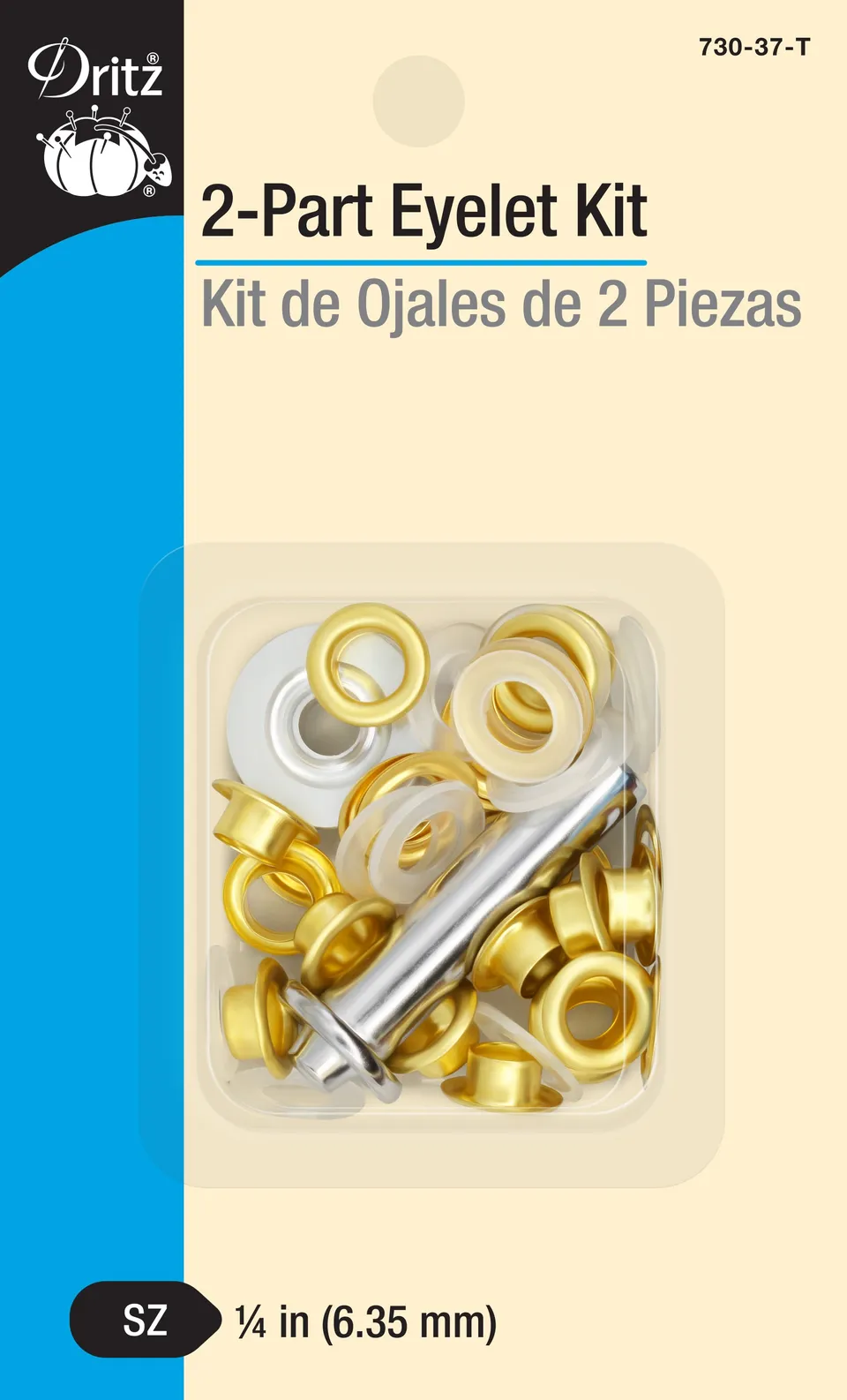 Dritz Fasteners & Closures œillets 6mm 15 jeux + outils
