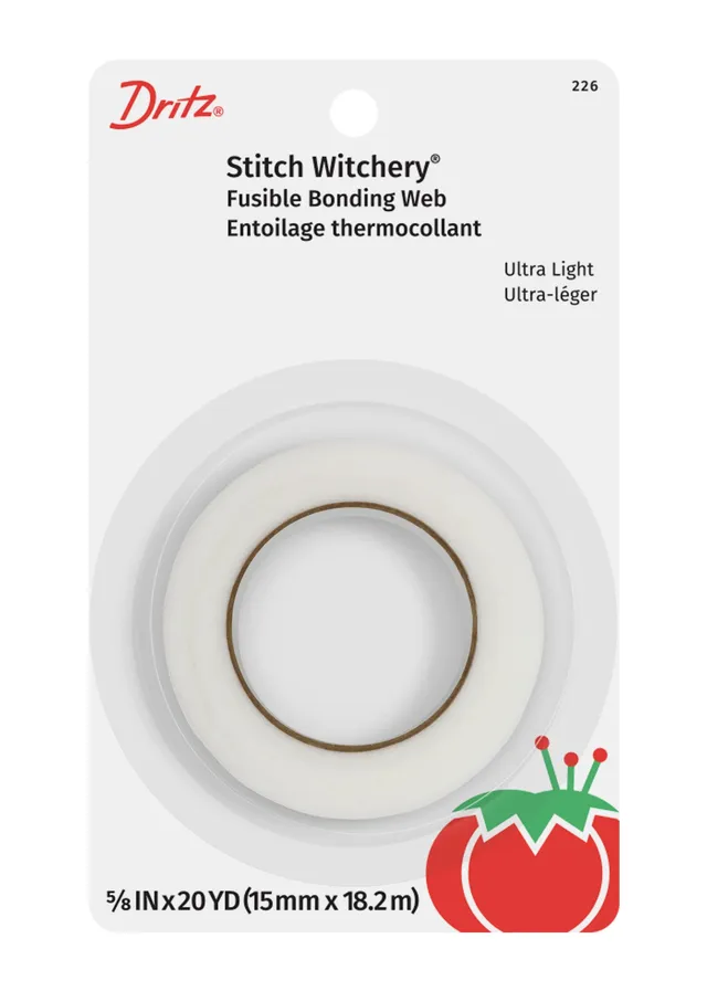 Dritz 226 Stitch Witchery blanc ultra-léger 20 yards