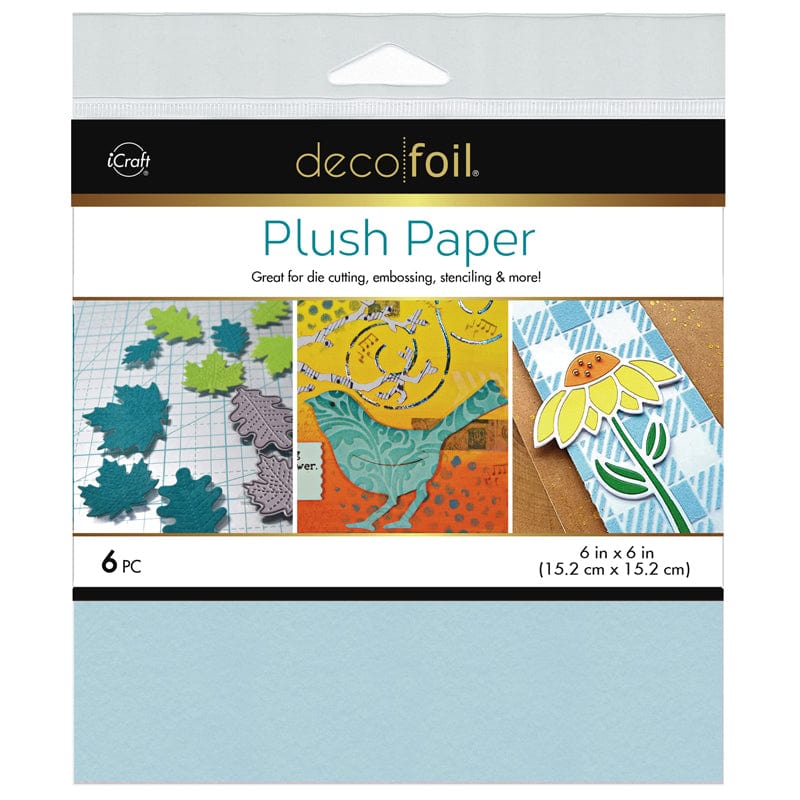 HeatnBond Deco Foil Plush papier flock Blue Sky 6 feuilles