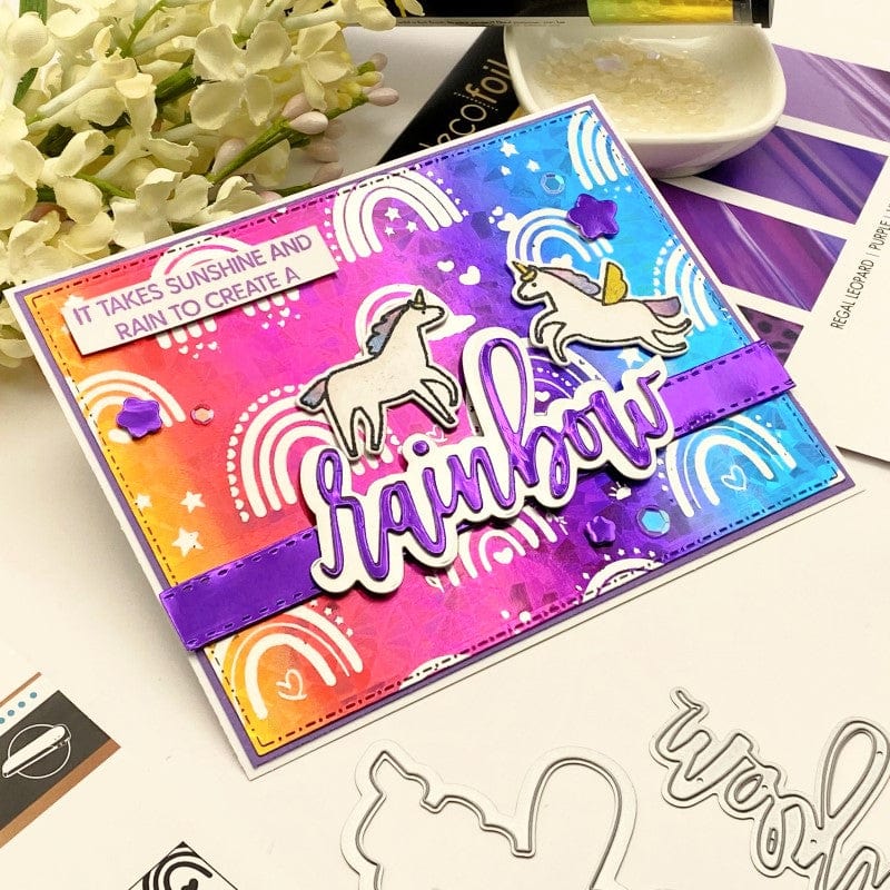 Deco Foil Toner Card Fronts Feeling Lucky cartes A2 x8