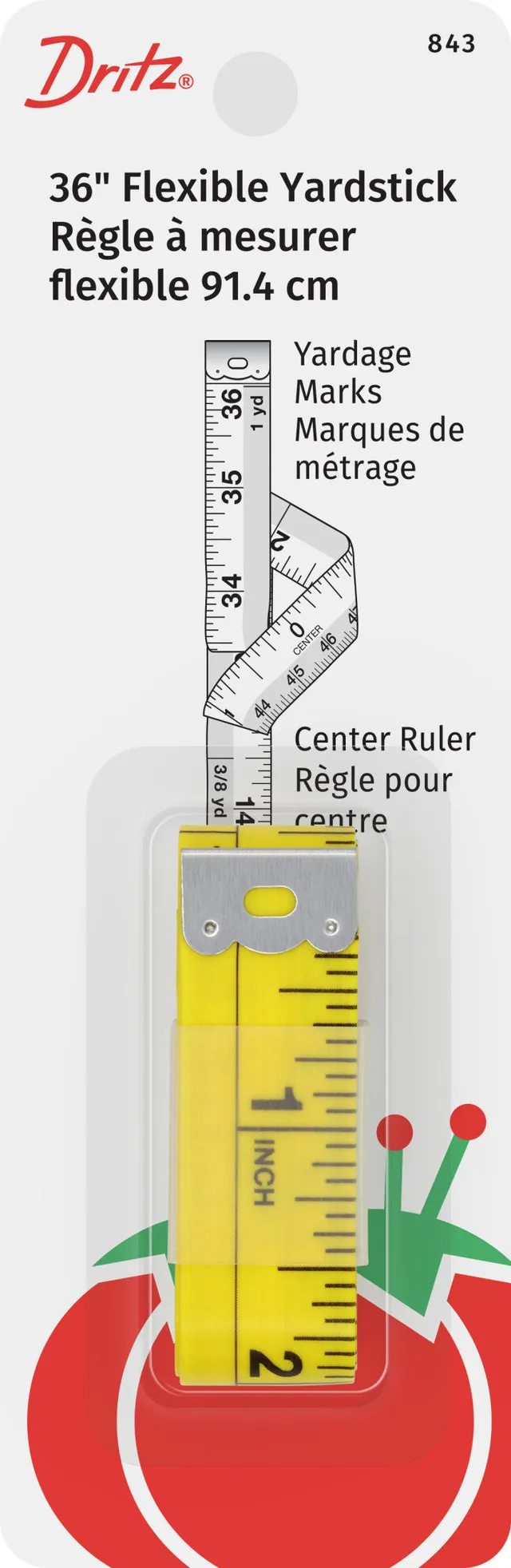 Dritz Mètre Flexible Fibre de Verre 91 cm Couture