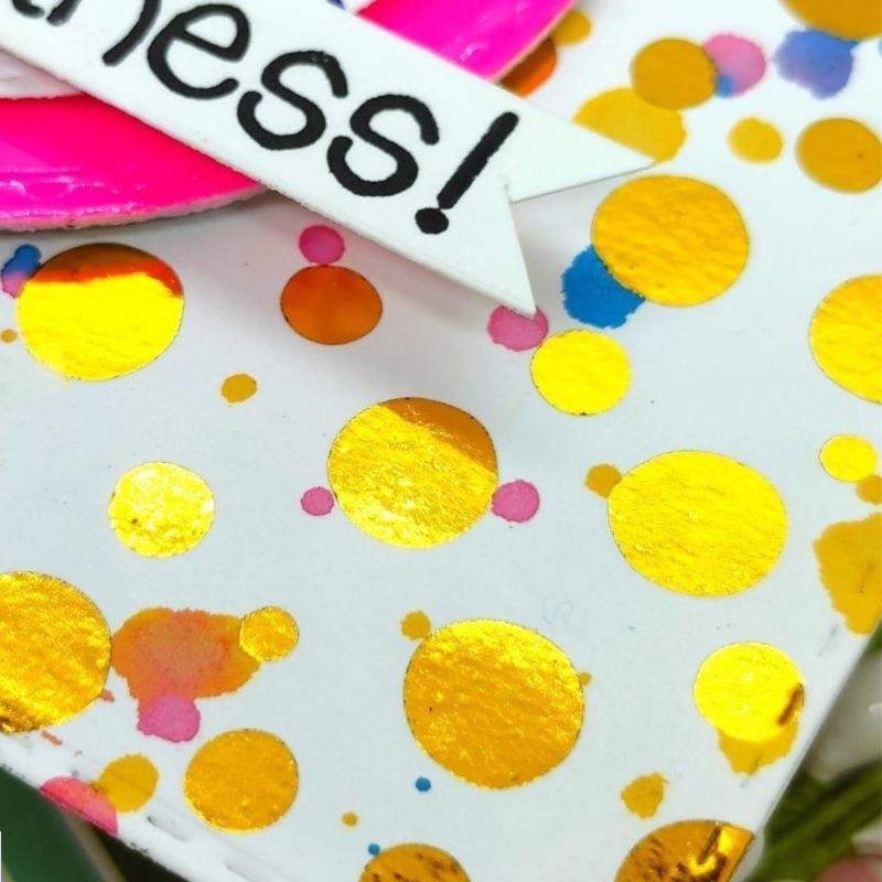 HeatnBond Laura Kelly Sunshine Yellow feuille foil jaune 12 pcs