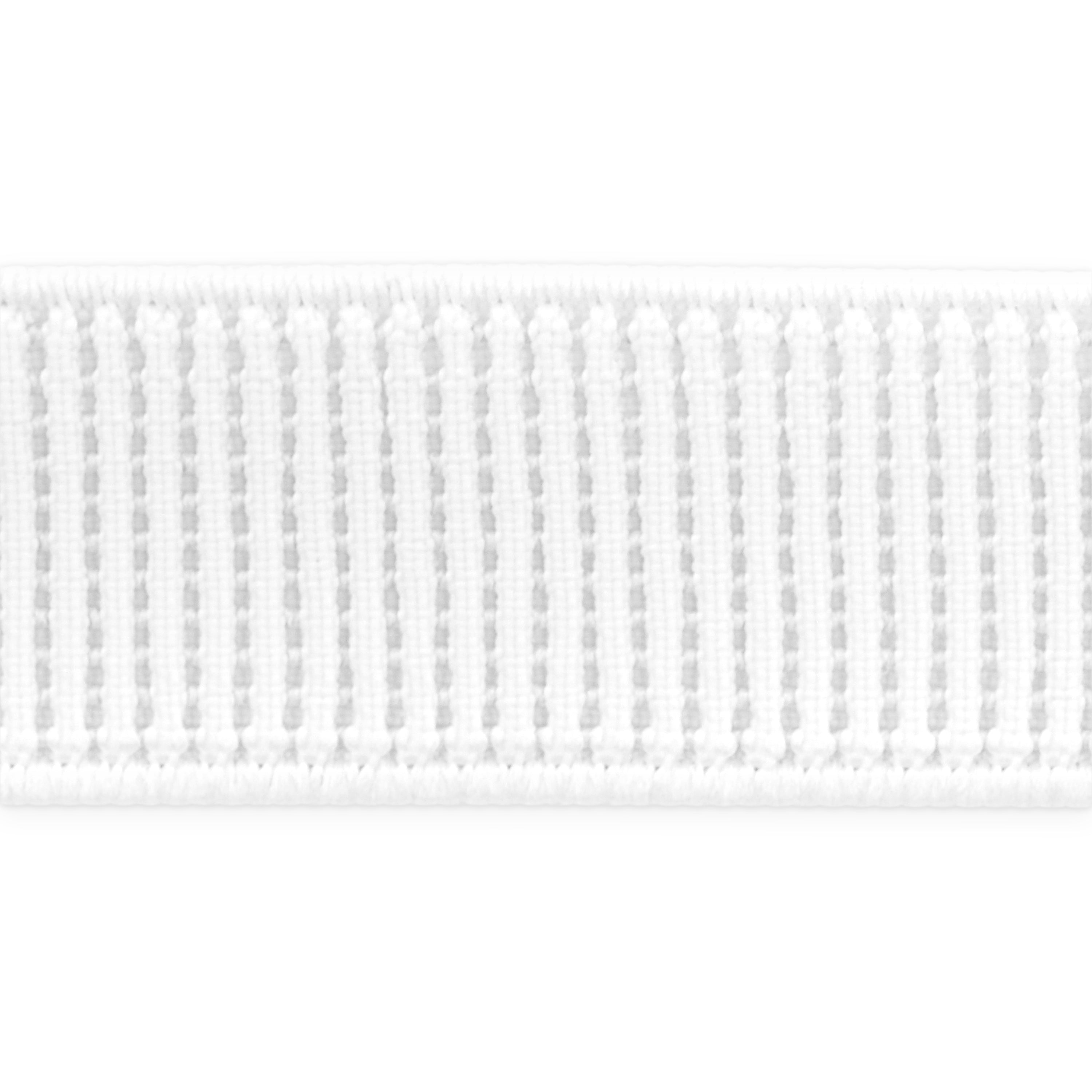 Dritz 9301W élastique côtelé blanc 3/4" 1 yd