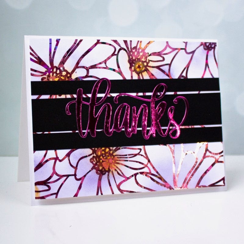 HeatnBond Deco Foil carte toner Bold Blooms A2 x8