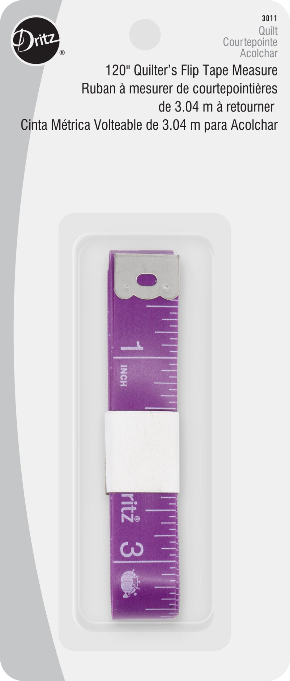 Dritz 3011 Mètre ruban couture 120 pouces double sens