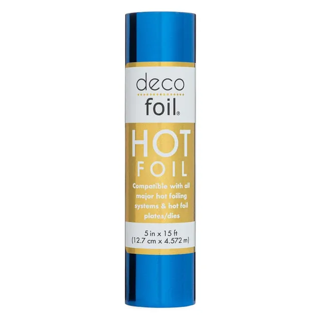 HeatnBond Deco Foil Hot rouleau foil Sapphire Blue 5in 15ft