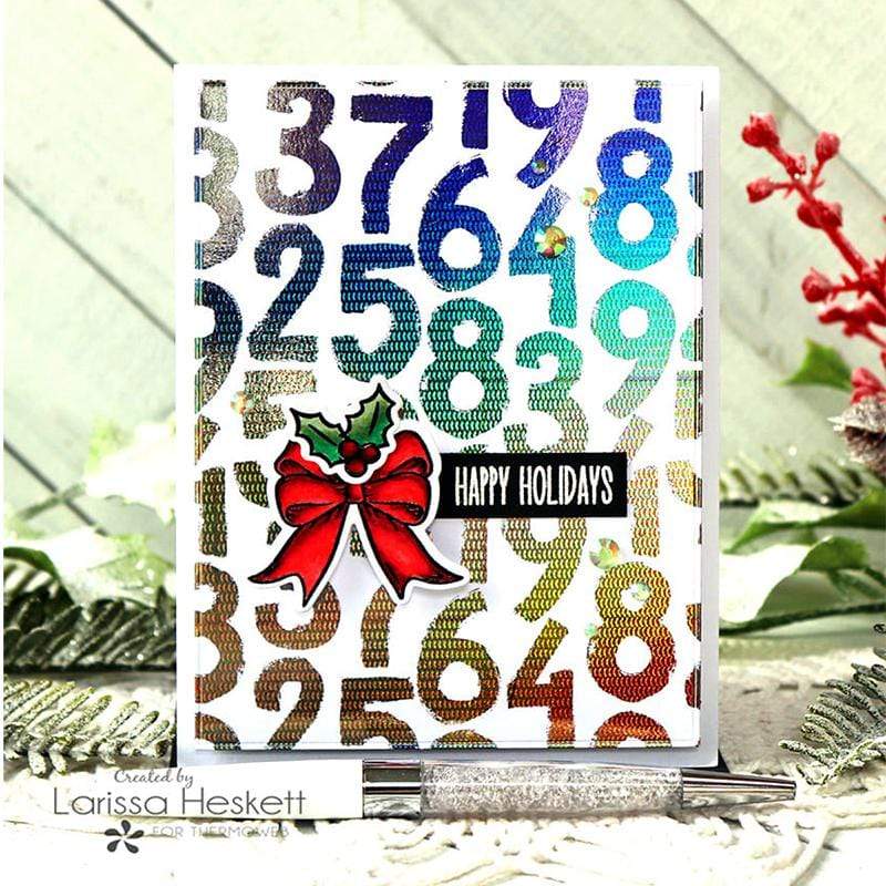 HeatnBond Brutus Monroe Pewter Ripples feuille foil 16 pièces