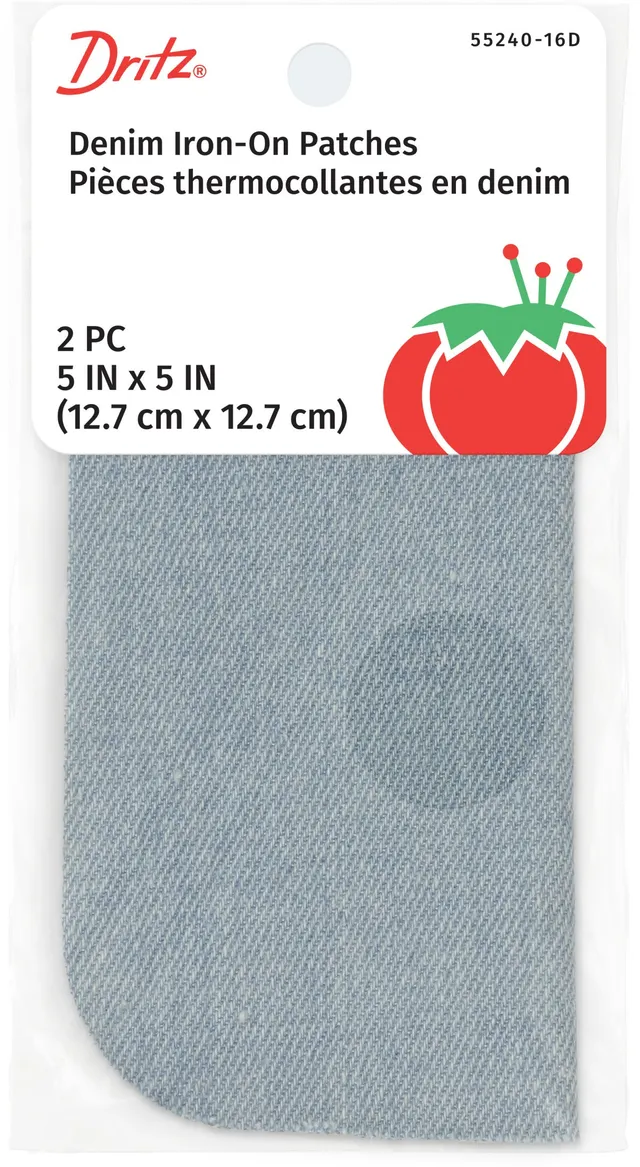 Dritz Patch jean thermocollant 12,7 cm lot de 2
