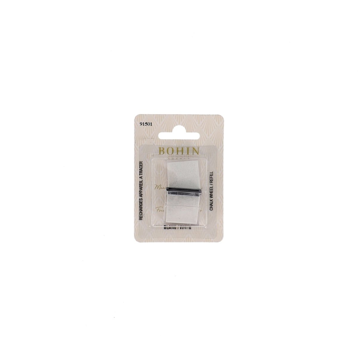 Bohin Marquage recharge craie roulette Bleu/Blanc lot 2