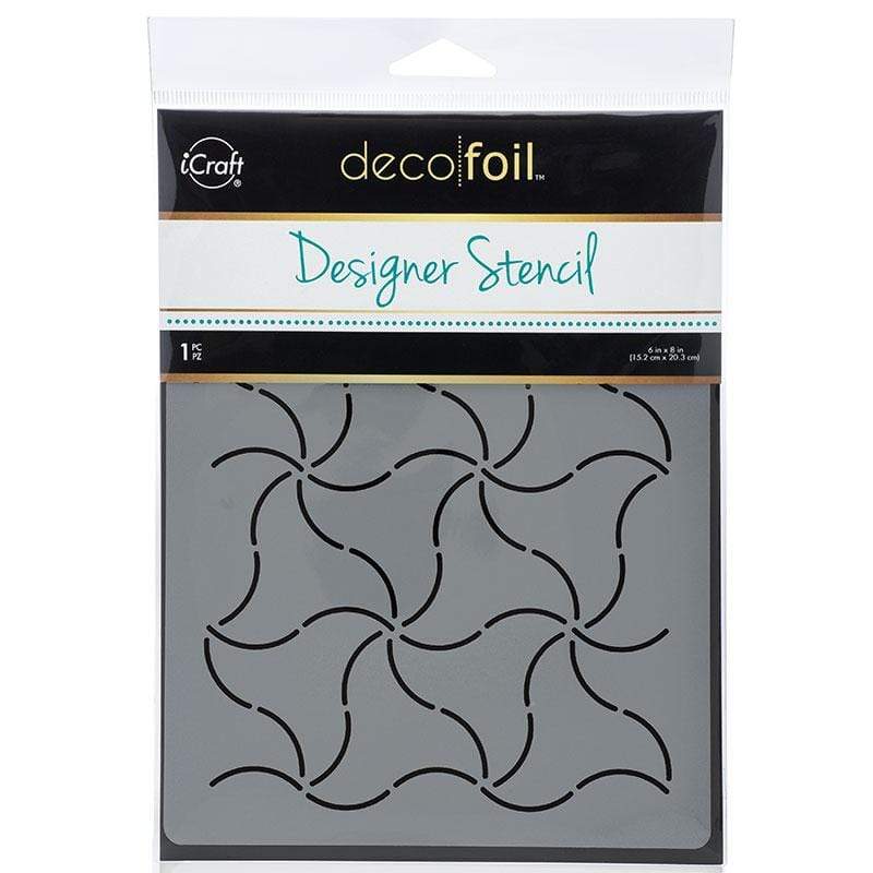 HeatnBond Deco Foil Pinwheels pochoir 15 x 20 cm