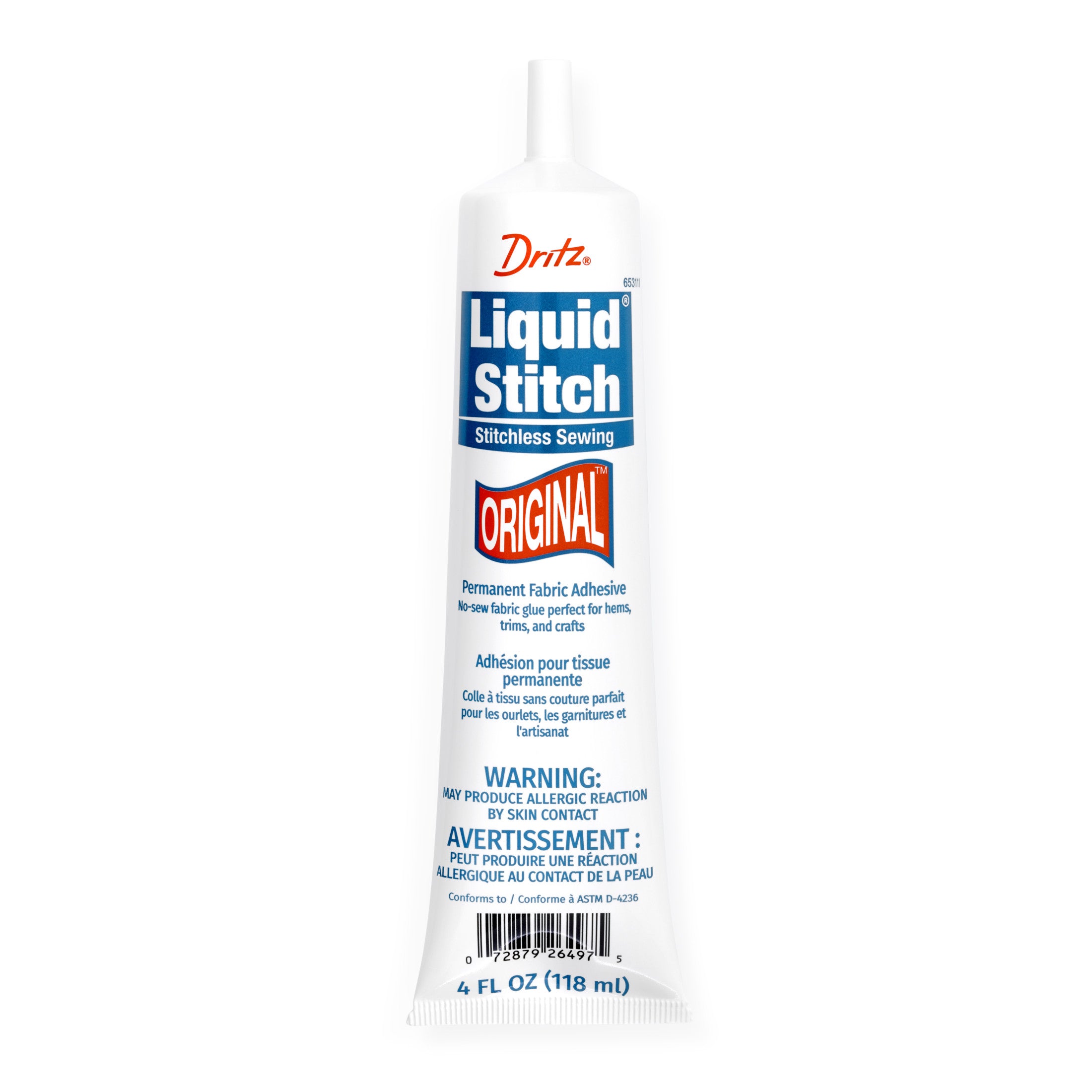 Dritz Liquid Stitch colle tissu permanente 2 oz