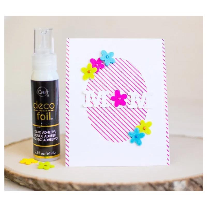 HeatnBond Deco Foil colle liquide transfert foil 61 ml permanente