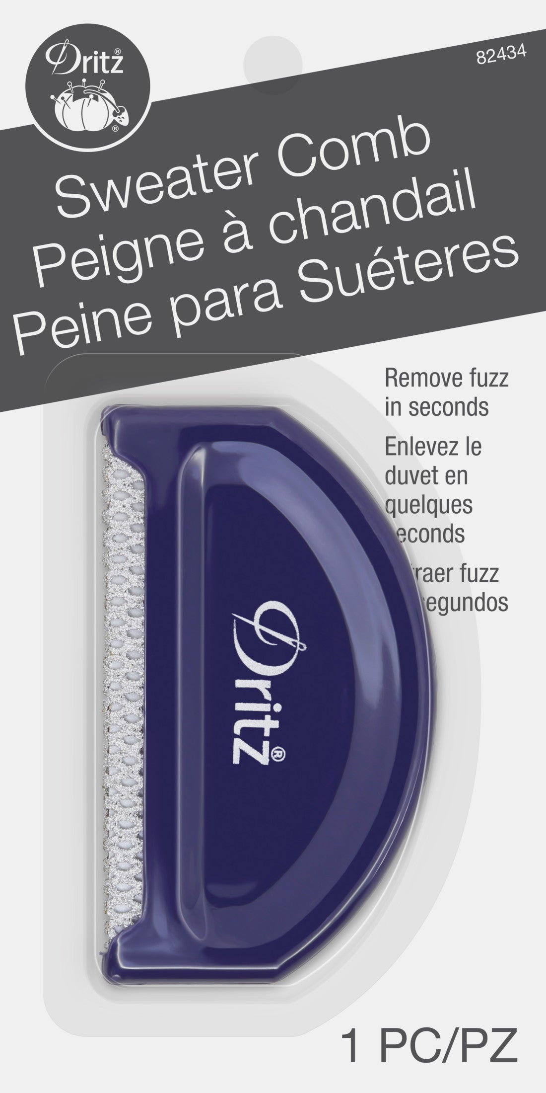 Dritz Knitting Peigne anti-bouloches pull laine