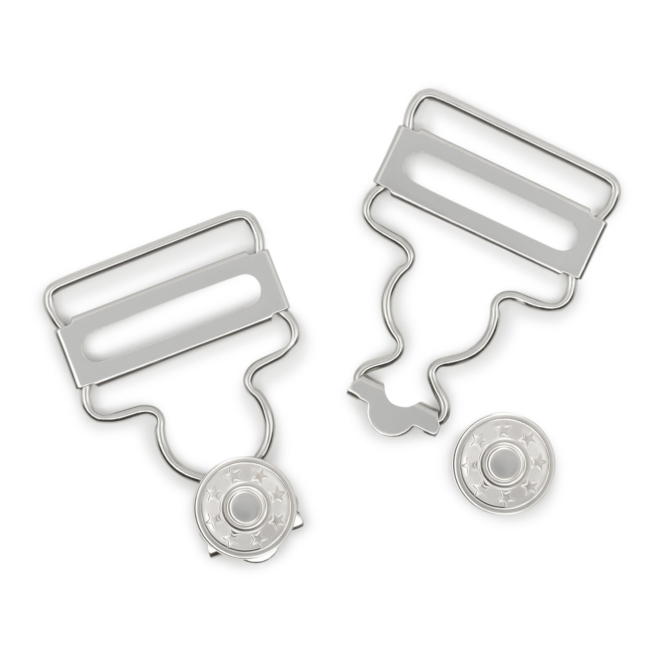 Dritz 7-65 boucles salopette boutons sans couture nickel