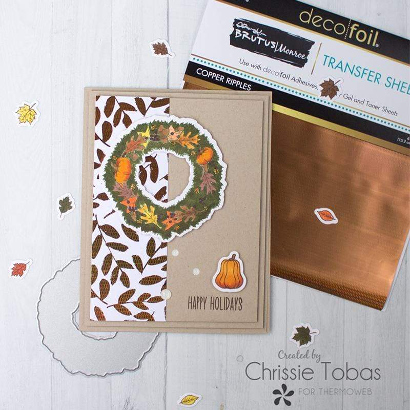 Brutus Monroe Copper Ripples feuilles transfert foil x16